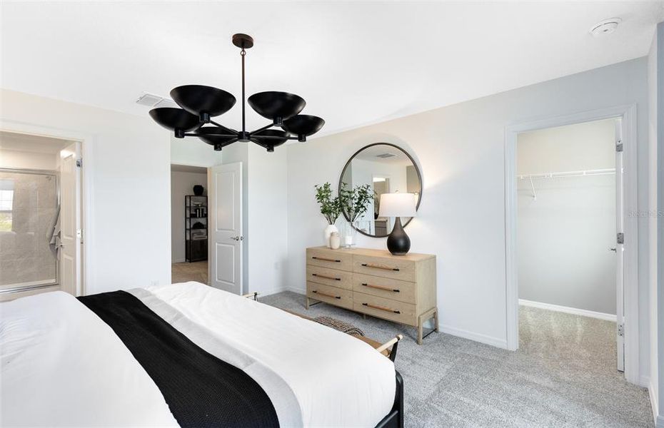 Furnished interior view inside a new home in Silverleaf Oaks, Winter Garden (Image 7). Furnished interior view inside a new home in Silverleaf Oaks, Winter Garden (Image 7).