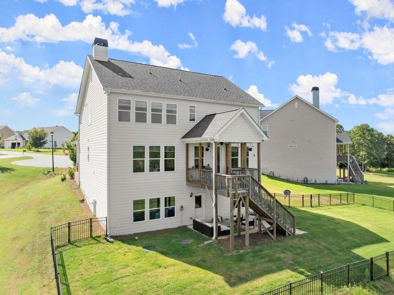 Front exterior of a new home in , Homer, GA, highlighting curb appeal (Image 19).