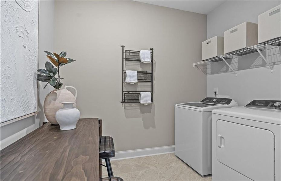 Furnished interior view inside a new home in Linden Grove, Powder Springs (Image 10).