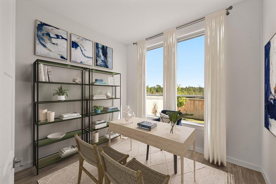 Furnished interior view inside a new home in Kresston: 55ft. lots, Magnolia (Image 4).