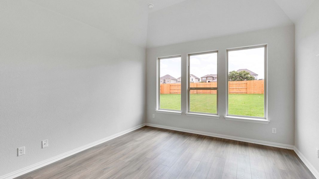Furnished interior view inside a new home in Oaks at San Gabriel, Georgetown (Image 19).