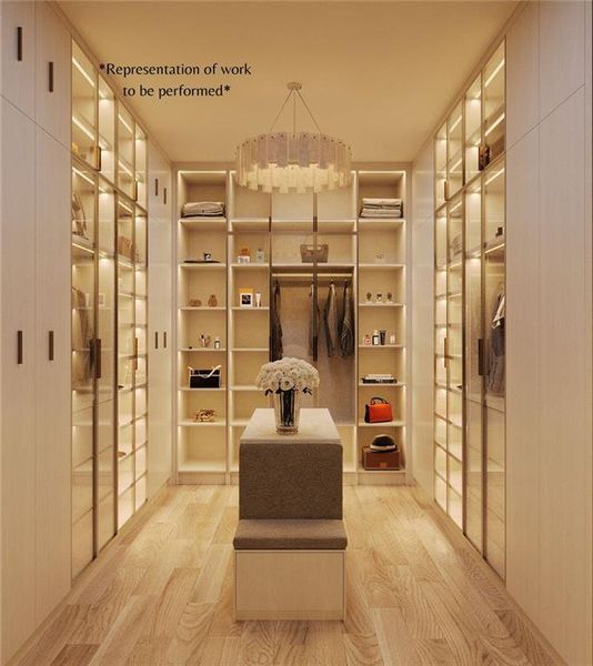 Furnished interior view inside a new home in , Alpharetta (Image 8).