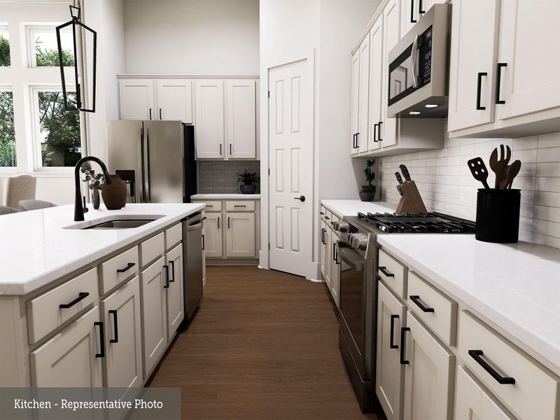 Furnished interior view inside a new home in Kresston, Montgomery (Image 14).
