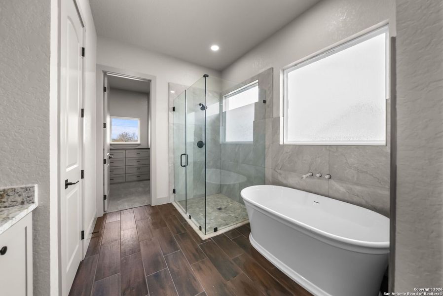 Furnished interior view inside a new home in , Adkins (Image 19).