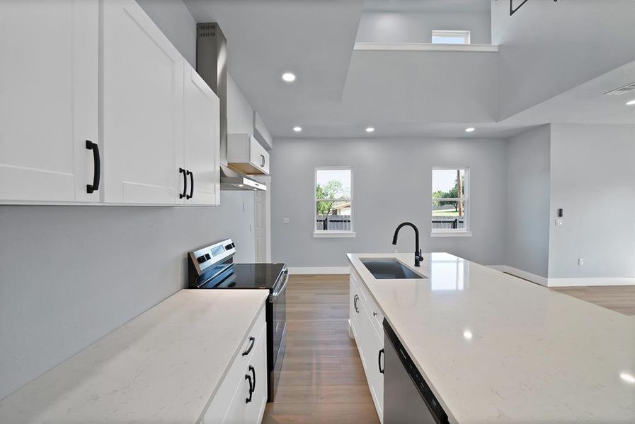 Furnished interior view inside a new home in , Granbury (Image 5). Furnished interior view inside a new home in , Granbury (Image 5).