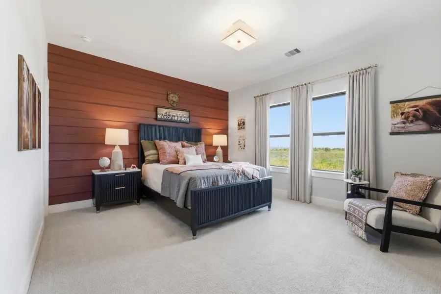 Representative furnished interior of a home built from the Laguna III by CastleRock Communities in Lakesong, Grand Prairie (Image 46).