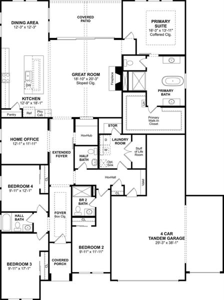 The Glasgow floor plan by K. Hovnanian Homes. 1st Floor Shown. *Prices, plans, dimensions, features, specifications, materials, and availability of homes or communities are subject to change without notice or obligation.