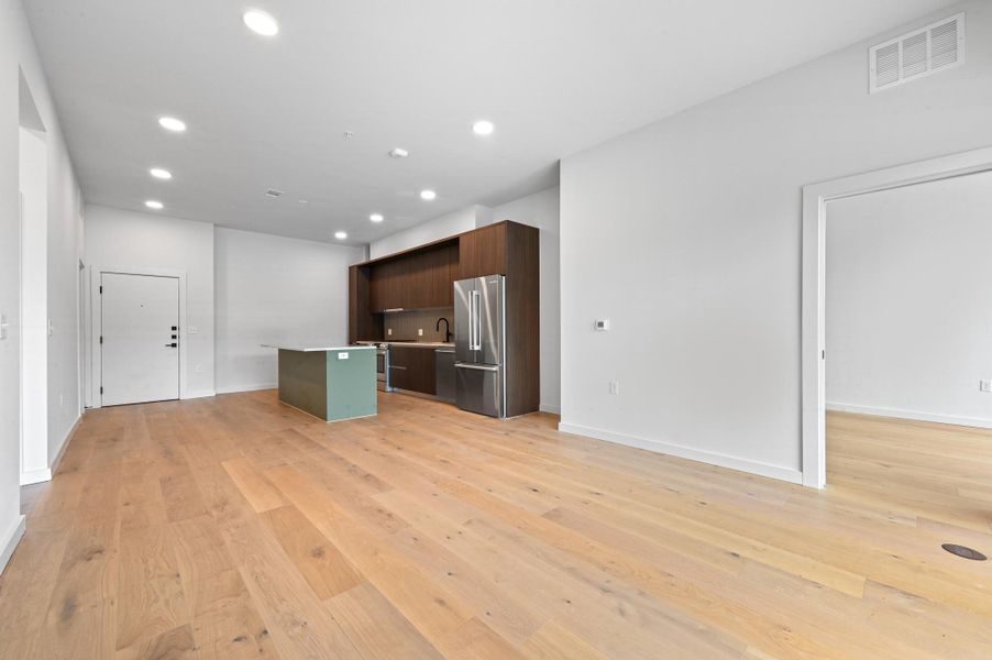 Spacious, unfurnished interior of a new home in One Oak, Austin (Image 21).