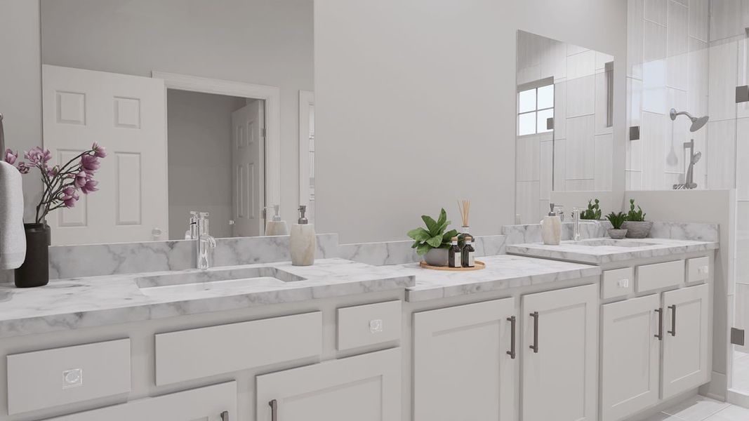 Artist Rendering - Master Bath Artist Rendering - Master Bath