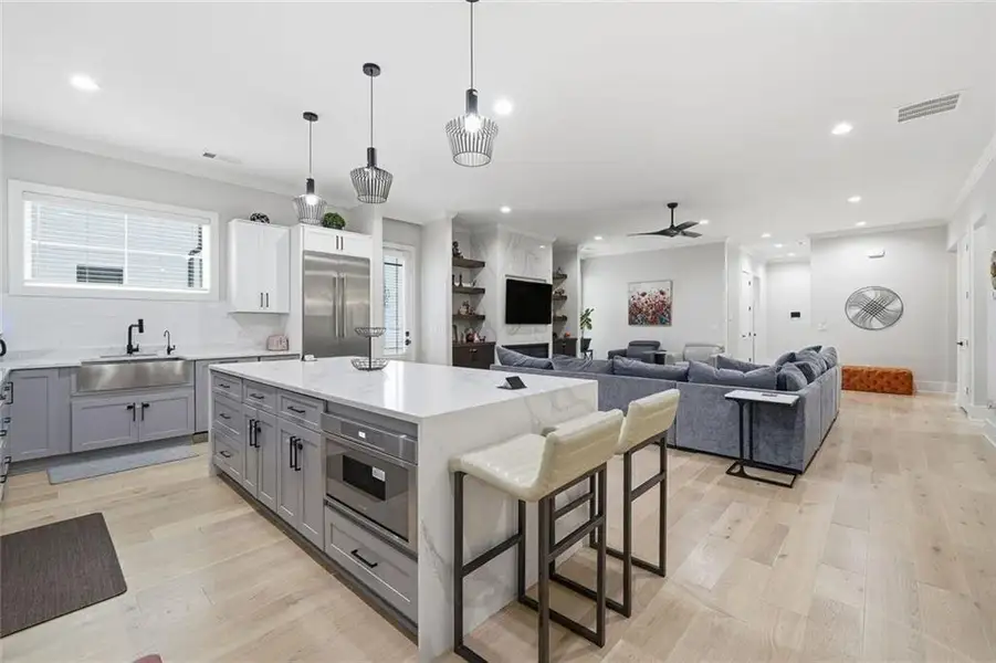 Furnished interior view inside a new home in , Alpharetta (Image 8).