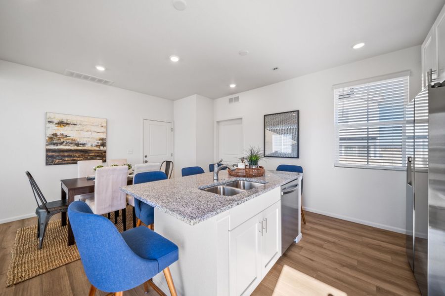 Furnished interior view inside a new home in Green Valley Ranch, Aurora (Image 7).