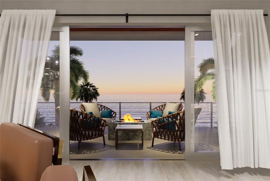 Furnished interior view inside a new home in , New Smyrna Beach (Image 8).