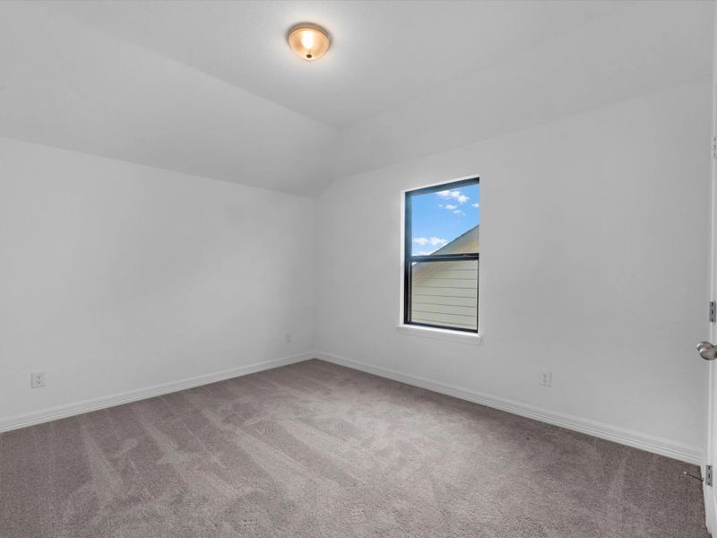 Third bedroom. Sample product photo. Actual exterior and interior selections may vary by homesite. Photo may be virtually staged.