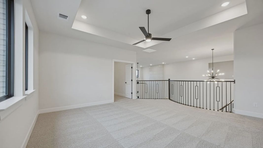 Representative unfurnished interior of a home built from the Lakewood by Chesmar Homes in Attwater 65's, Waller (Image 26).