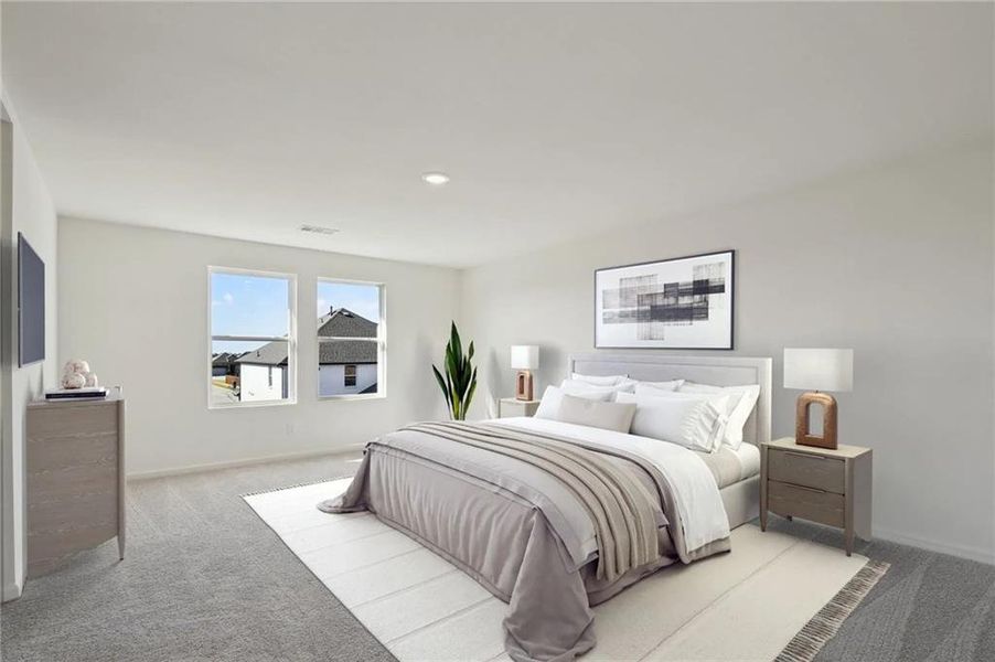 Furnished interior view inside a new home in Mt. Tabor Ridge, Dallas (Image 4).