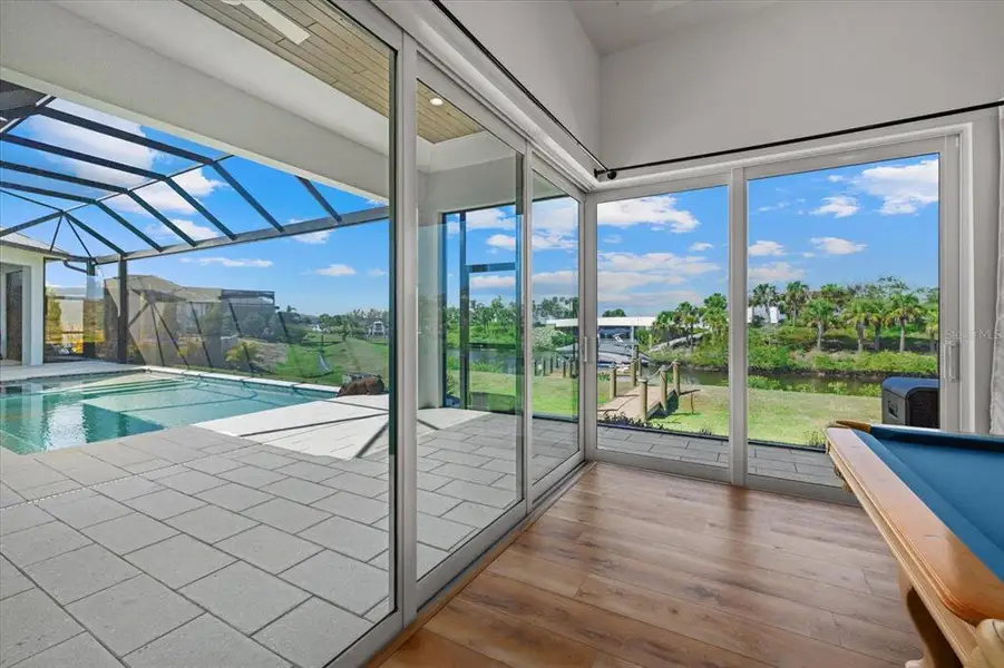 Exterior details and patio area of a home in , Parrish (Image 3).
