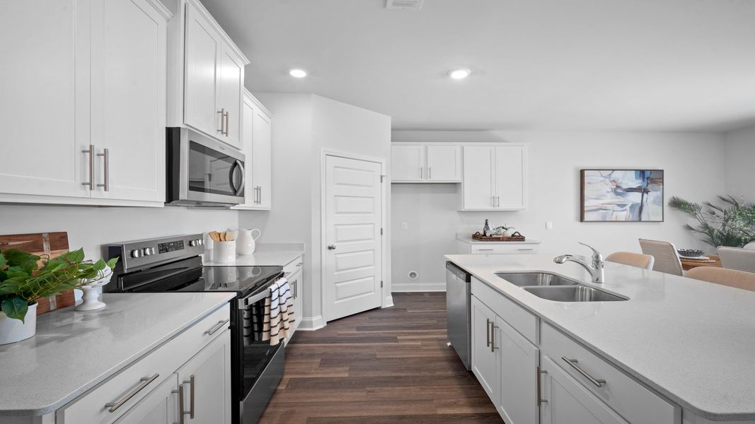 Furnished interior view inside a new home in The Pines at New Hampstead, Savannah (Image 4).