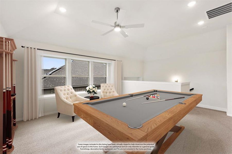 Furnished interior view inside a new home in Hampton Park, Glenn Heights (Image 15).