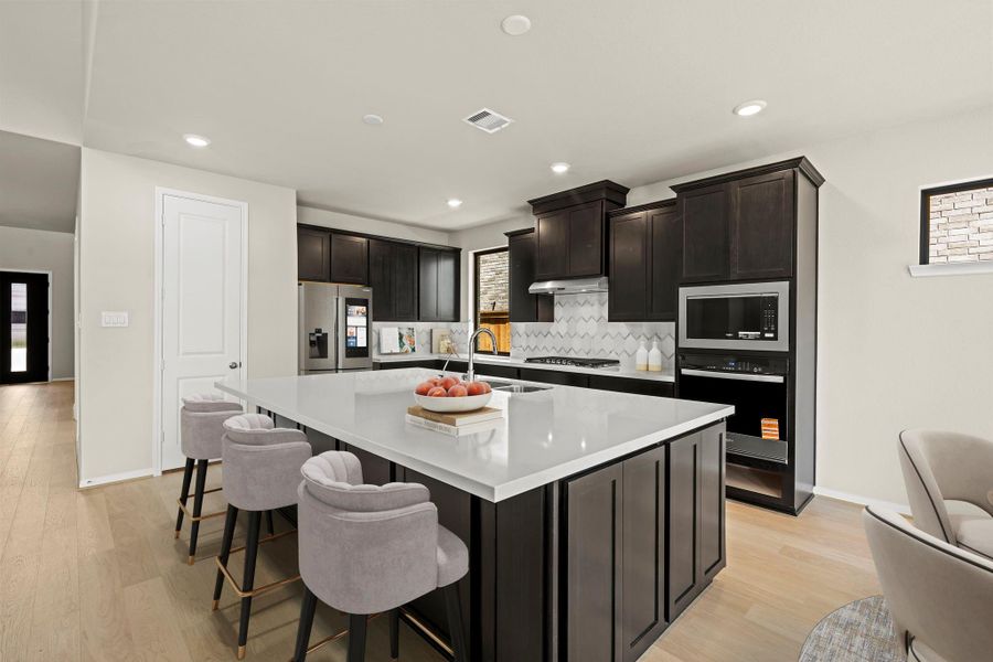 Furnished interior view inside a new home in The Highlands, Porter (Image 10).