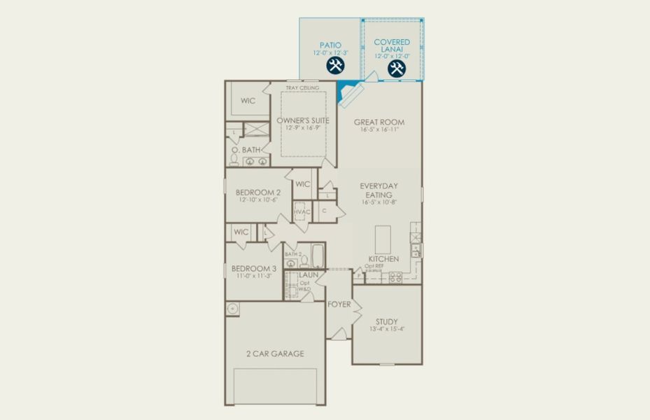 2D floor plan layout of this home in Monroe Preserve, Chapin, SC (Image 5). 2D floor plan layout of this home in Monroe Preserve, Chapin, SC (Image 5).