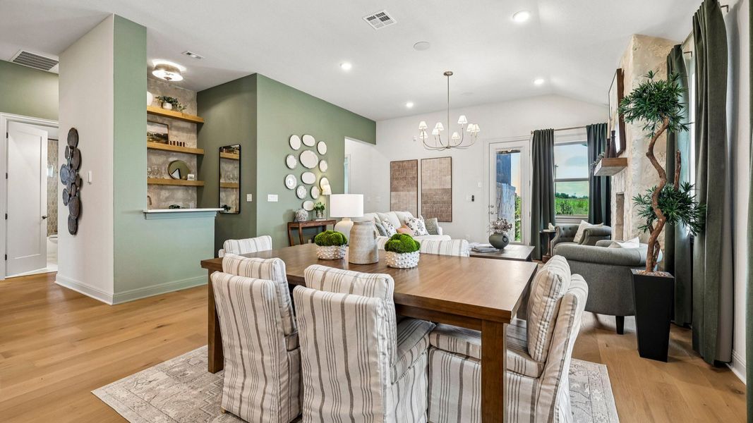 Representative furnished interior of a home built from the Oleander by DRB Homes in Carillon, Manor (Image 11). Representative furnished interior of a home built from the Oleander by DRB Homes in Carillon, Manor (Image 11).