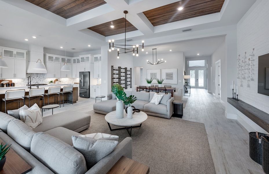 Representative furnished interior of a home built from the Layton by Del Webb in Del Webb Explore North River Ranch, Parrish (Image 11).