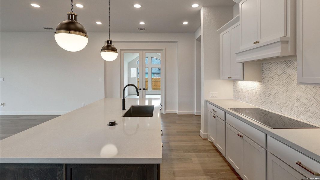 Furnished interior view inside a new home in Alsatian Oaks, Castroville (Image 6).