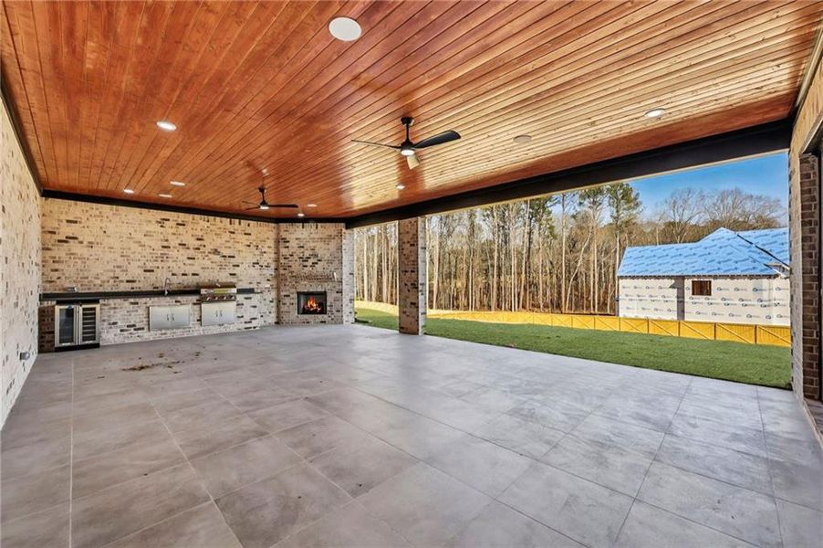 Exterior details and patio area of a home in , Dacula (Image 4). Exterior details and patio area of a home in , Dacula (Image 4).