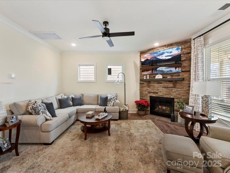 Furnished interior view inside a new home in , Mooresville (Image 44).