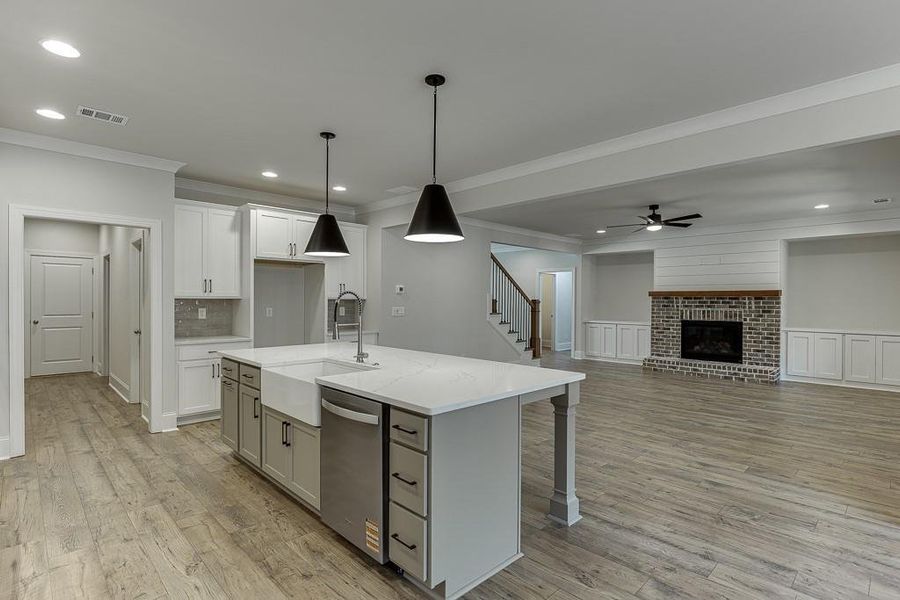 Furnished interior view inside a new home in , Bishop (Image 14).