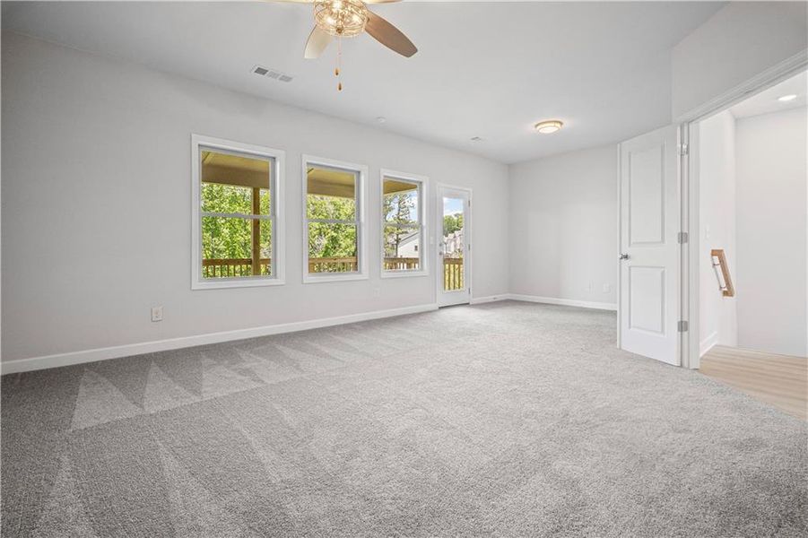 Spacious, unfurnished interior of a new home in The Retreat at River Green, Canton (Image 29).