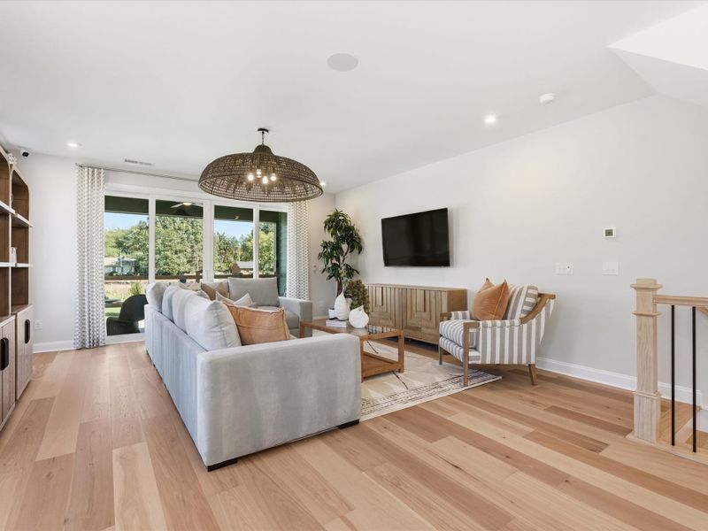 Representative furnished interior of a home built from the Paloma by Tri Pointe Homes in Bellflower, Charlotte (Image 8).
