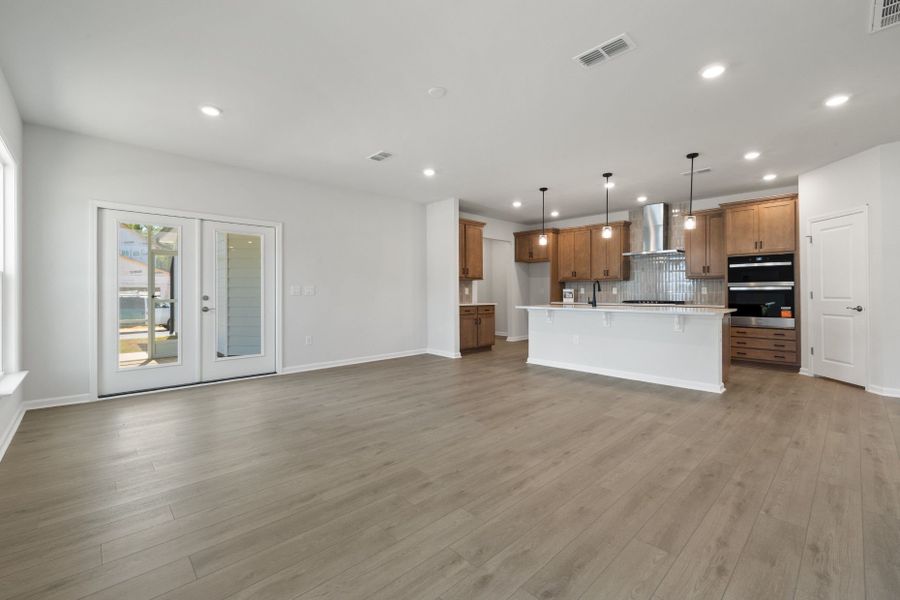 Spacious, unfurnished interior of a new home in Saunders Farm, Willow Spring (Image 38). Spacious, unfurnished interior of a new home in Saunders Farm, Willow Spring (Image 38).