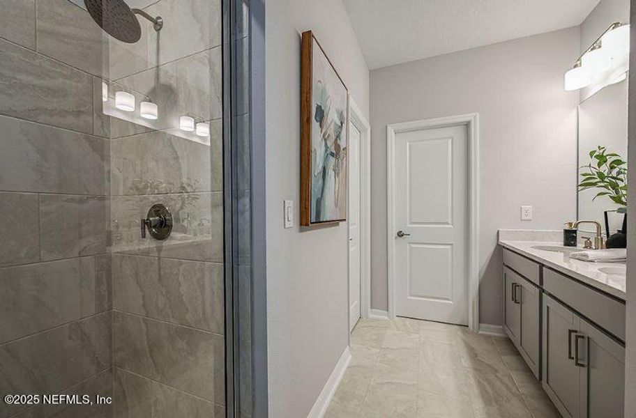 Furnished interior view inside a new home in Cherry Elm at SilverLeaf, St. Augustine (Image 3).