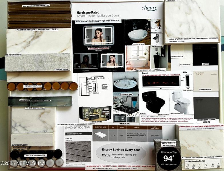 Sample of building materials used in homes in , Palm Coast (Image 15). Sample of building materials used in homes in , Palm Coast (Image 15).