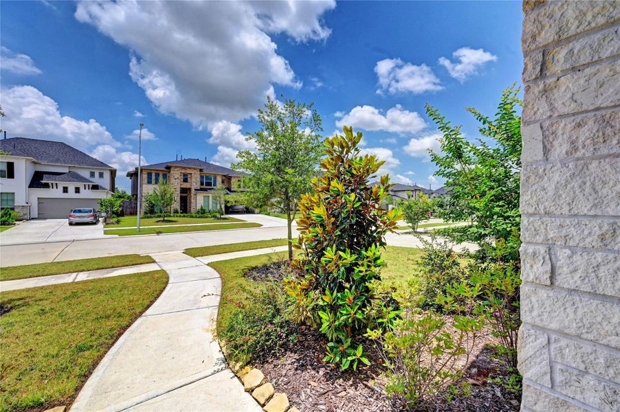 Exterior details and patio area of a home in , Fulshear (Image 26).