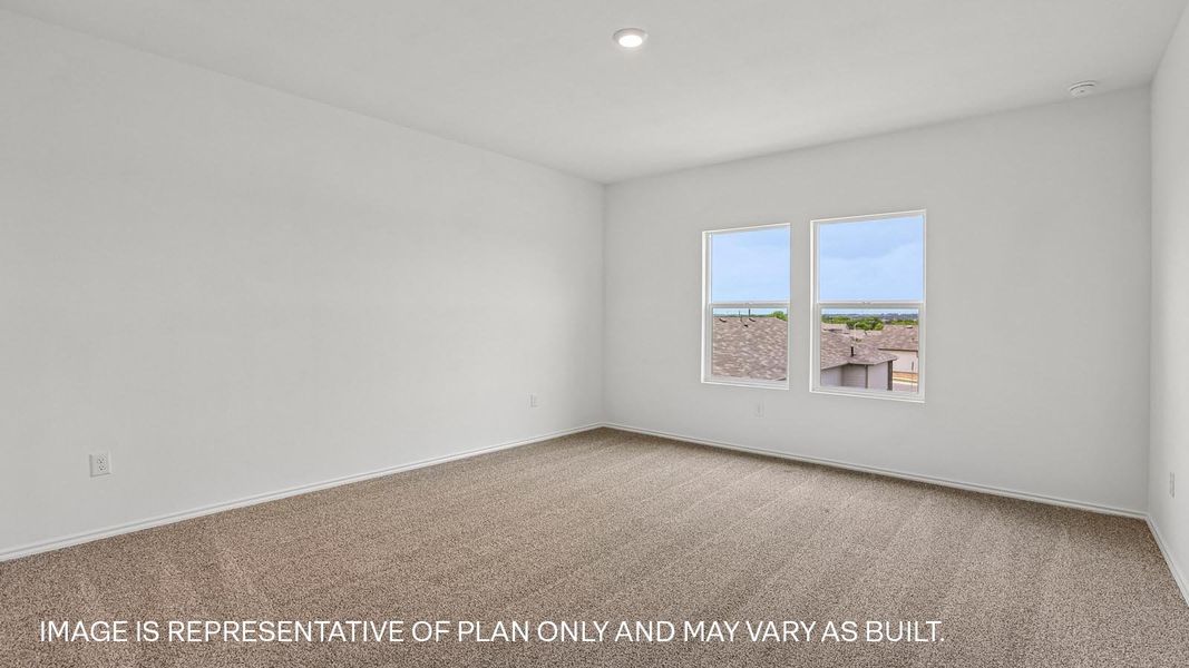 Representative unfurnished interior of a home built from the The Mitchell by D.R. Horton in Talavera, Kyle (Image 26).
