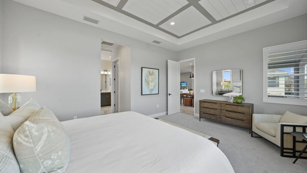 Furnished interior view inside a new home in Palm Grove, Lakewood Ranch (Image 25). Furnished interior view inside a new home in Palm Grove, Lakewood Ranch (Image 25).