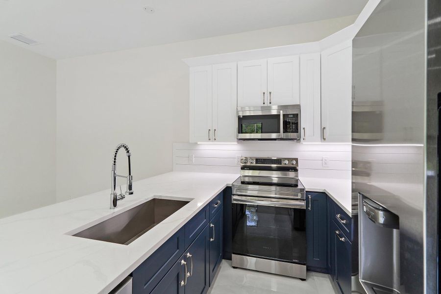 Furnished interior view inside a new home in , Jupiter (Image 17).