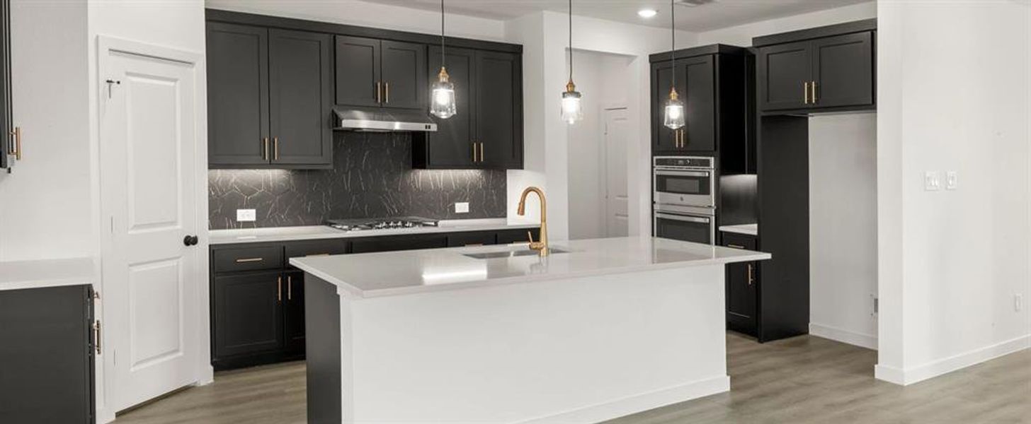 Kitchen featuring the Noir Collection
