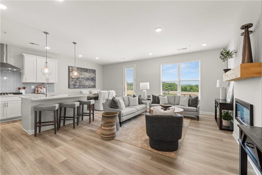 Furnished interior view inside a new home in Hemingway, Cumming (Image 6).