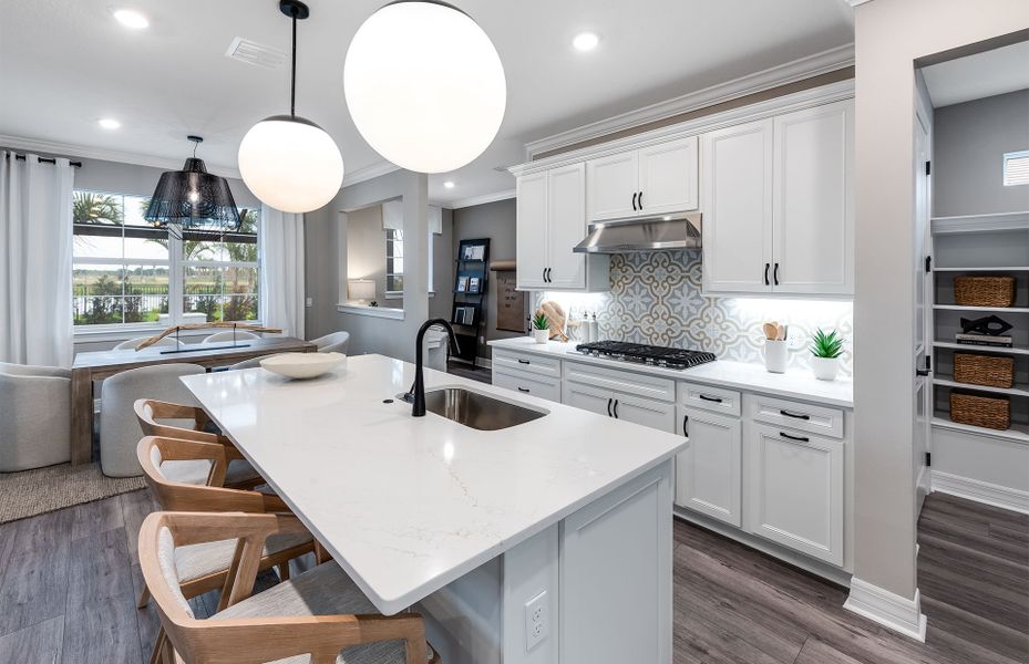 Furnished interior view inside a new home in Avondale at Avenir, Palm Beach Gardens (Image 3).