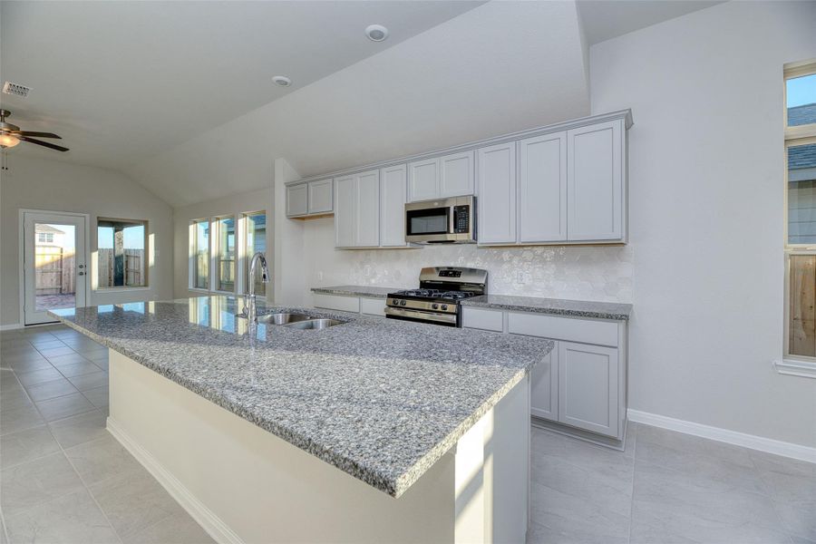 Furnished interior view inside a new home in Aldeana - Paintbrush Collection, Bonney (Image 13).