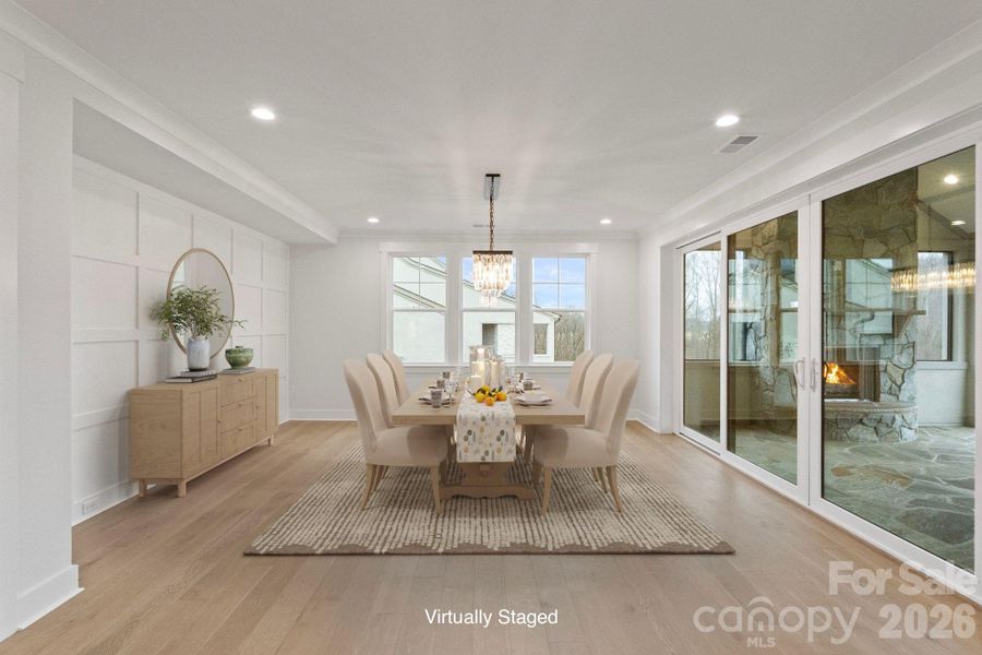 Furnished interior view inside a new home in , Huntersville (Image 5). Furnished interior view inside a new home in , Huntersville (Image 5).