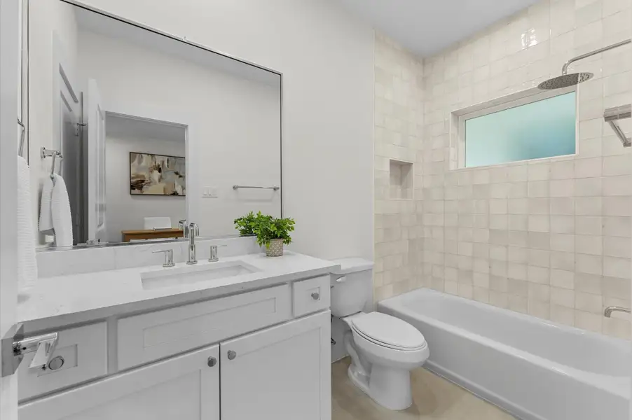 Furnished interior view inside a new home in , Houston (Image 29).