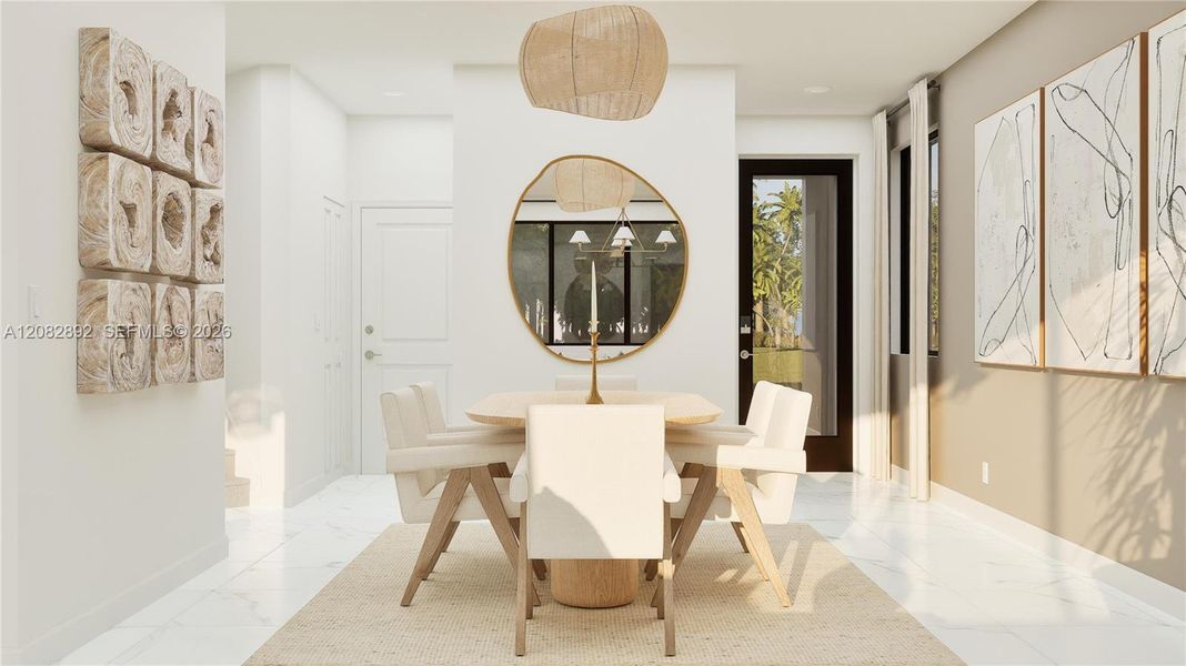 Furnished interior view inside a new home in Solterra, Sunrise (Image 12).