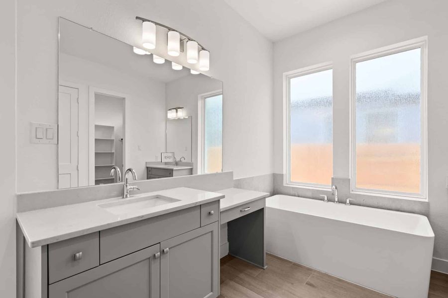 Representative furnished interior of a home built from the Malani – 60′ Lot by Chesmar Homes in Wildrye, Waller (Image 5).