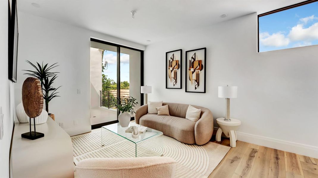 Furnished interior view inside a new home in , Boca Raton (Image 10). Furnished interior view inside a new home in , Boca Raton (Image 10).