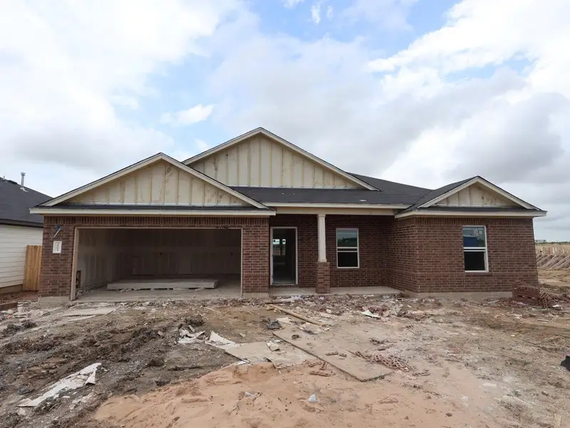 In-progress construction of a new home in Willow Springs, Buda, TX (Image 4).
