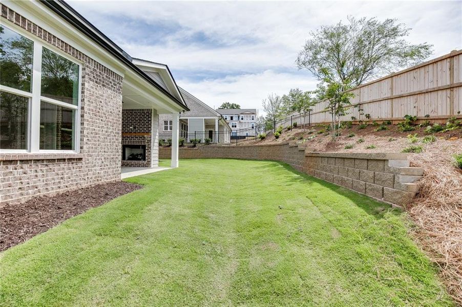 Exterior details and patio area of a home in , Buford (Image 31).